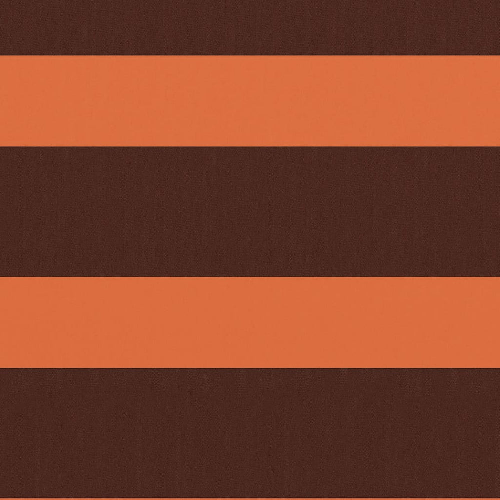 vidaXL Balcony Privacy Screen Orange and Brown 120x600 cm Oxford Fabric