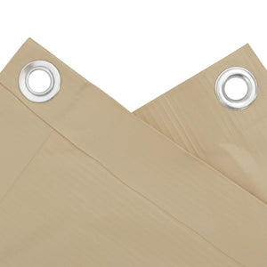 vidaXL Balcony Privacy Screen Beige 75x300 cm Oxford Fabric