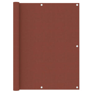 vidaXL Balcony Privacy Screen Terracotta Red 120x300 cm Oxford Fabric