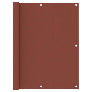 vidaXL Balcony Privacy Screen Terracotta Red 120x600 cm Oxford Fabric