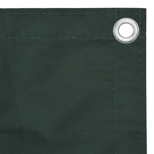 vidaXL Balcony Privacy Screen Dark Green 90x300 cm Oxford Fabric