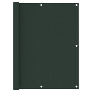 vidaXL Balcony Privacy Screen Dark Green 120x400 cm Oxford Fabric