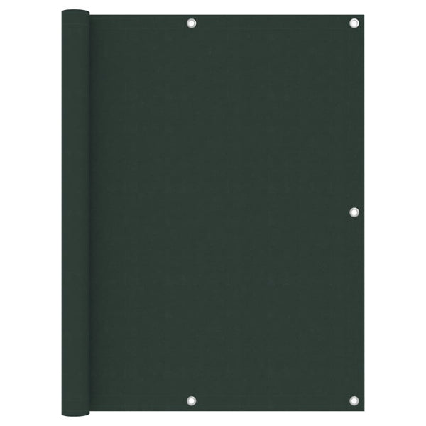vidaXL Balcony Privacy Screen Dark Green 120x400 cm Oxford Fabric