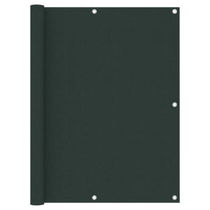 vidaXL Balcony Privacy Screen Dark Green 120x500 cm Oxford Fabric