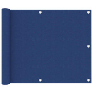 vidaXL Balcony Privacy Screen Blue 75x400 cm Oxford Fabric