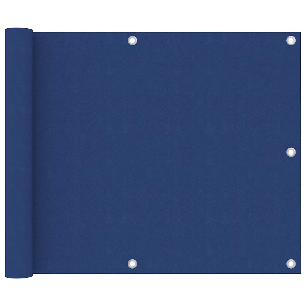 vidaXL Balcony Privacy Screen Blue 75x400 cm Oxford Fabric