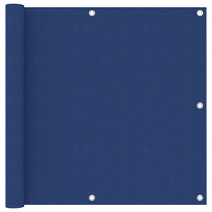 vidaXL Balcony Privacy Screen Blue 90x300 cm Oxford Fabric