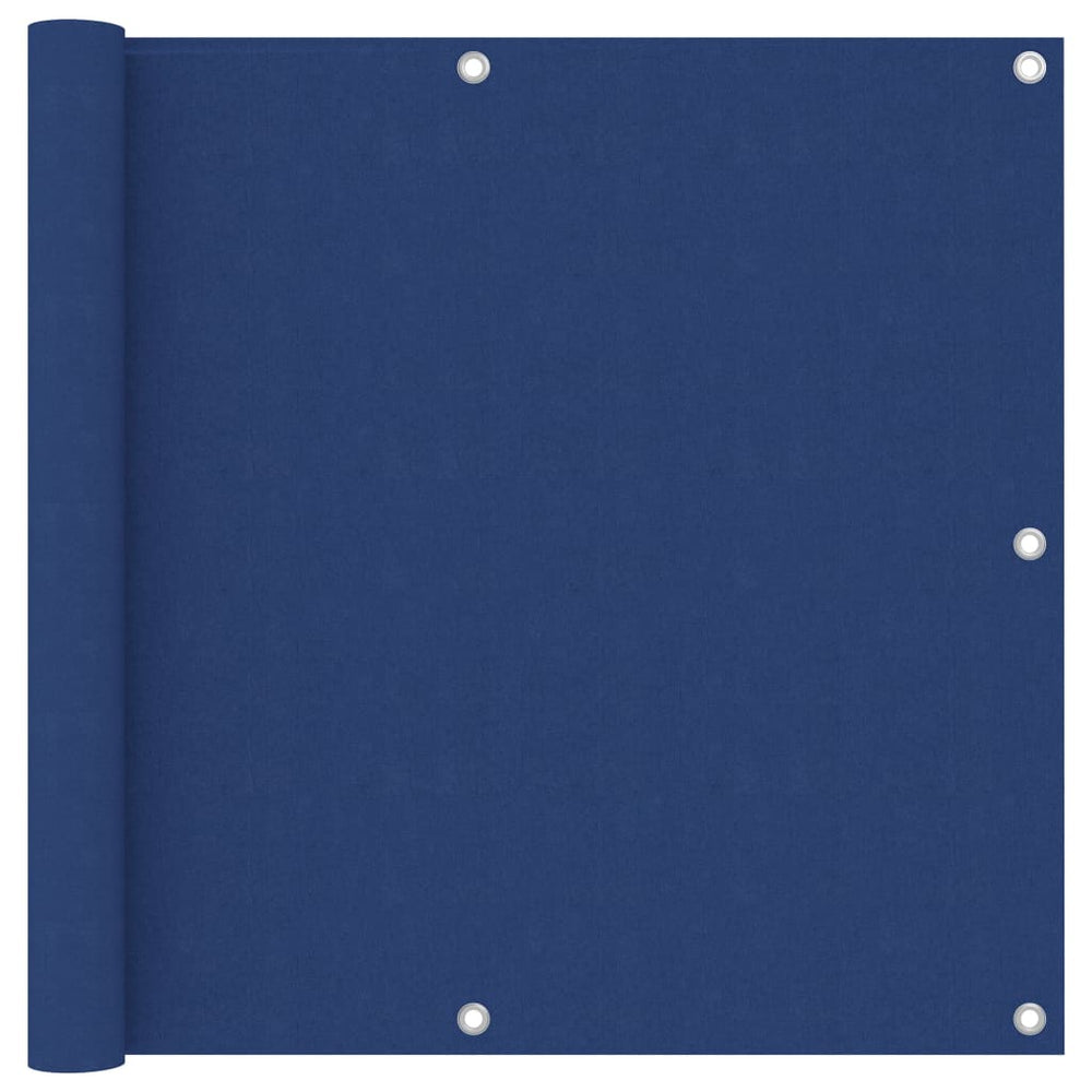 vidaXL Balcony Privacy Screen Blue 90x400 cm Oxford Fabric