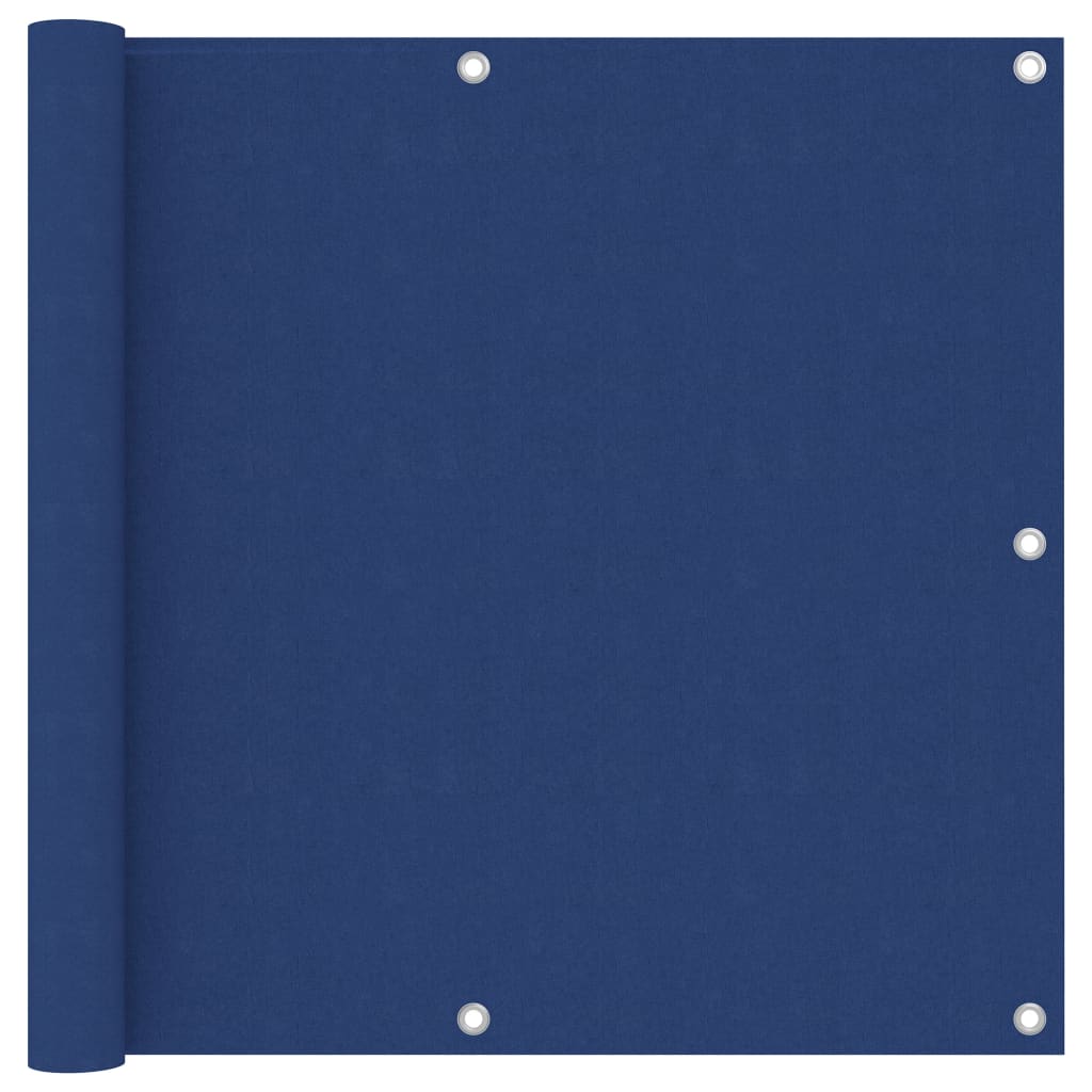 vidaXL Balcony Privacy Screen Blue 90x400 cm Oxford Fabric