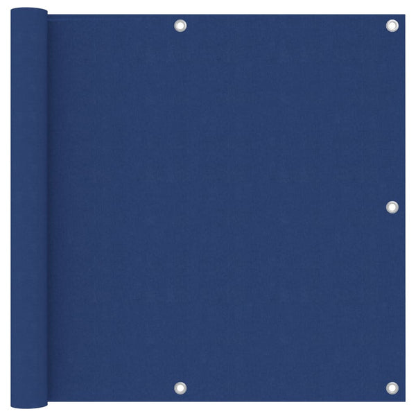 vidaXL Balcony Privacy Screen Blue 90x400 cm Oxford Fabric