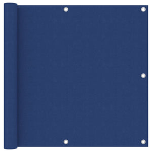 vidaXL Balcony Privacy Screen Blue 90x500 cm Oxford Fabric