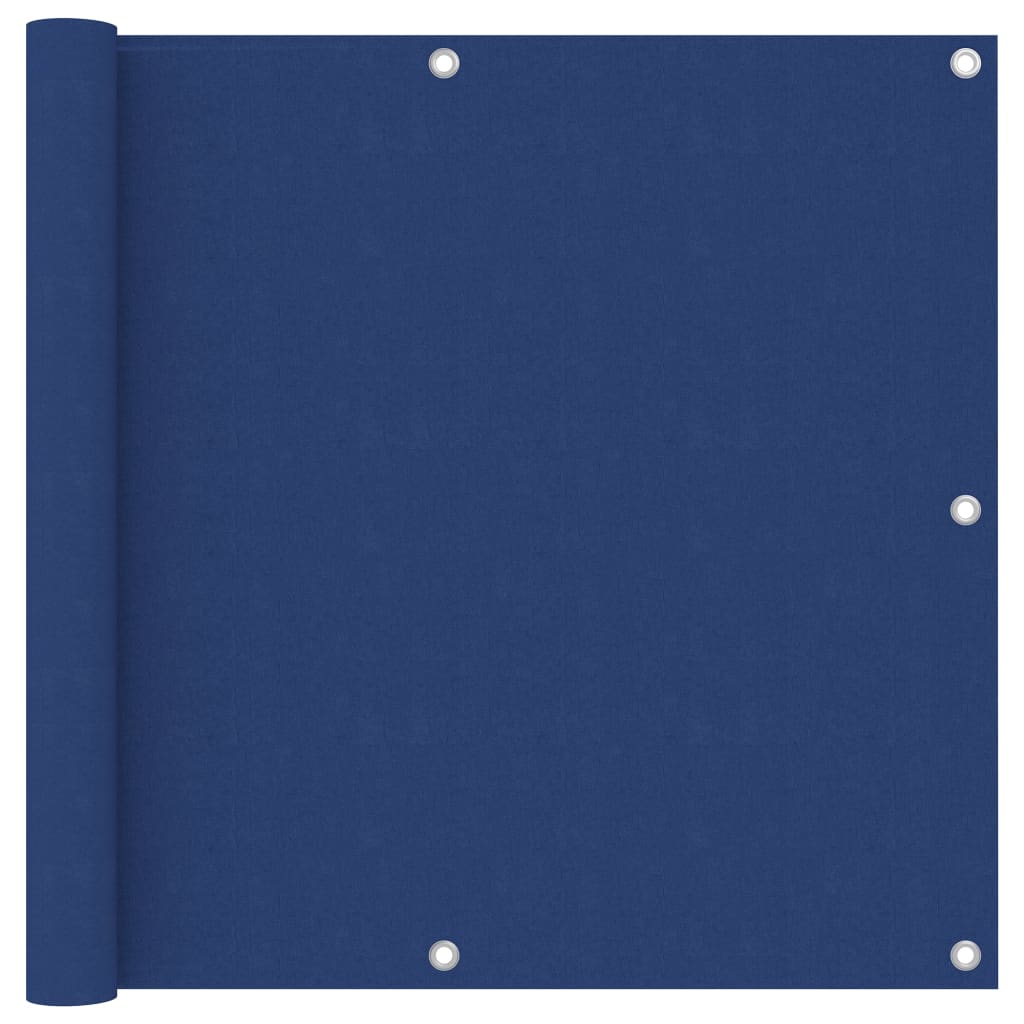 vidaXL Balcony Privacy Screen Blue 90x600 cm Oxford Fabric