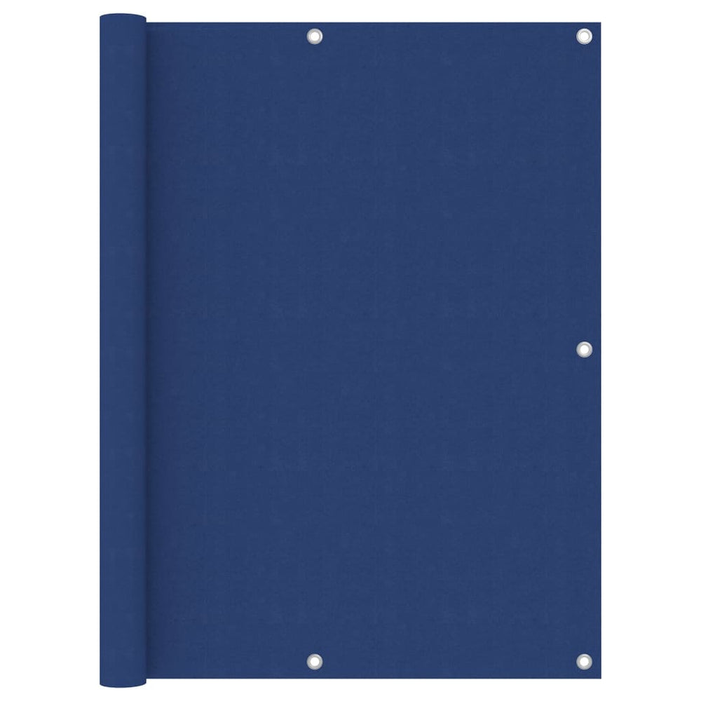vidaXL Balcony Privacy Screen Blue 120x500 cm Oxford Fabric