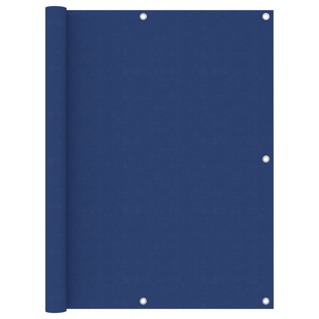 vidaXL Balcony Privacy Screen Blue 120x500 cm Oxford Fabric