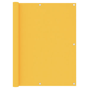 vidaXL Balcony Privacy Screen Yellow 120x300 cm Oxford Fabric