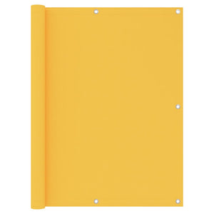 vidaXL Balcony Privacy Screen Yellow 120x400 cm Oxford Fabric