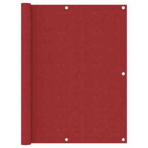 vidaXL Balcony Privacy Screen Red 120x400 cm Oxford Fabric