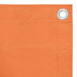 vidaXL Balcony Privacy Screen Orange 75x300 cm Oxford Fabric