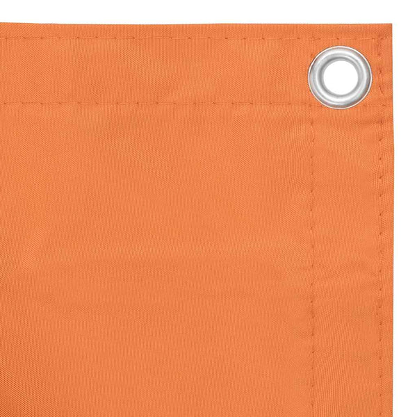 vidaXL Balcony Privacy Screen Orange 75x300 cm Oxford Fabric