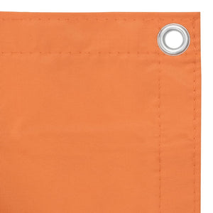 vidaXL Balcony Privacy Screen Orange 90x600 cm Oxford Fabric