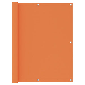 vidaXL Balcony Privacy Screen Orange 120x400 cm Oxford Fabric