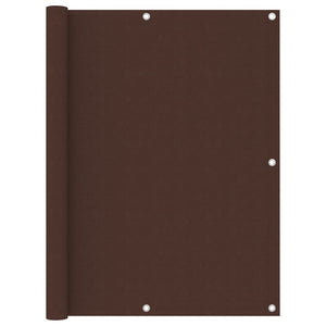 vidaXL Balcony Privacy Screen Brown 120x300 cm Oxford Fabric