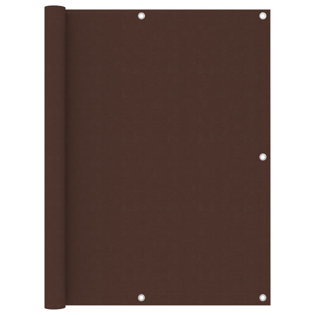 vidaXL Balcony Privacy Screen Brown 120x300 cm Oxford Fabric
