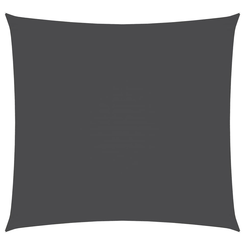 vidaXL Oxford Fabric Sun Shade Sail Square 2.5x2.5 m Anthracite