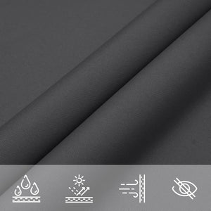 vidaXL Sun Shade Sail Oxford Fabric Square 4.5x4.5 m Anthracite