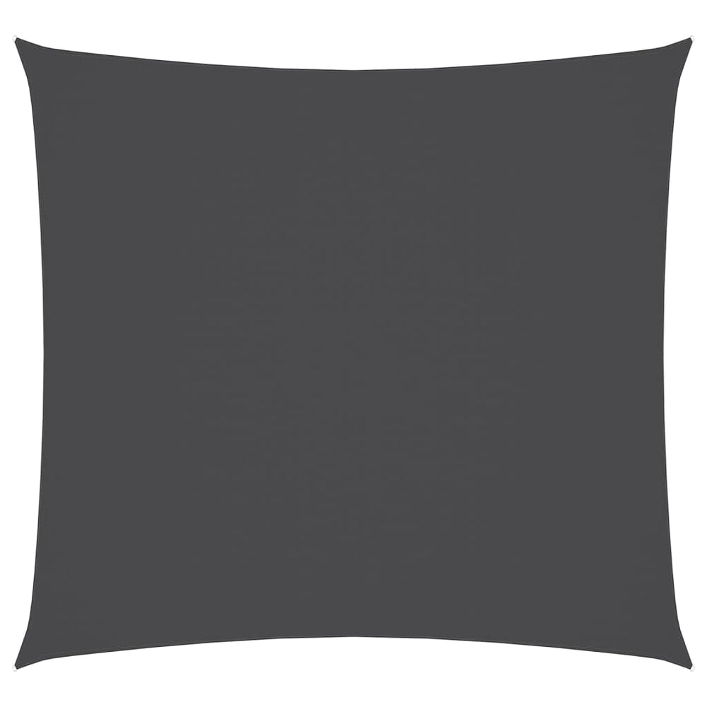 vidaXL Oxford Fabric Sun Shade Sail Square 6x6 m Anthracite