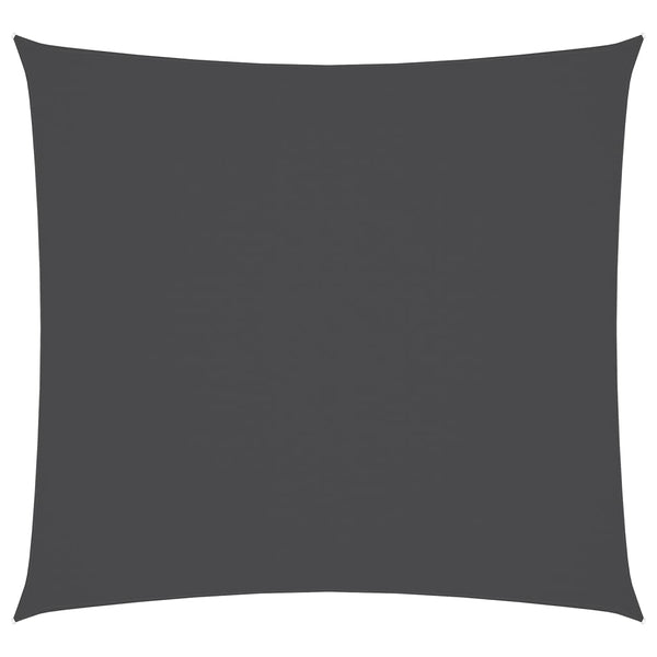 vidaXL Oxford Fabric Sun Shade Sail Square 6x6 m Anthracite