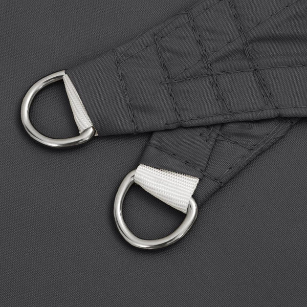 vidaXL Oxford Fabric Sun Shade Sail Square 6x6 m Anthracite