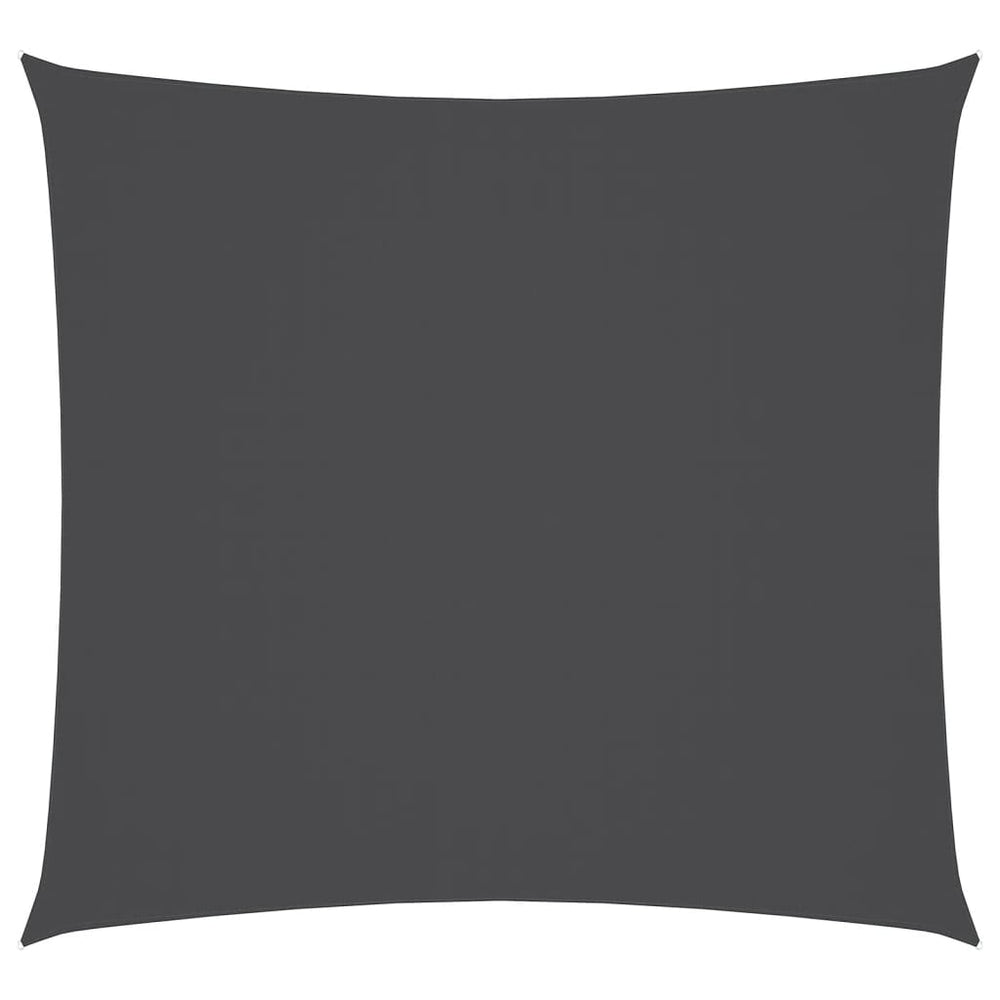 vidaXL Sun Shade Sail Oxford Fabric Square 7x7 m Anthracite