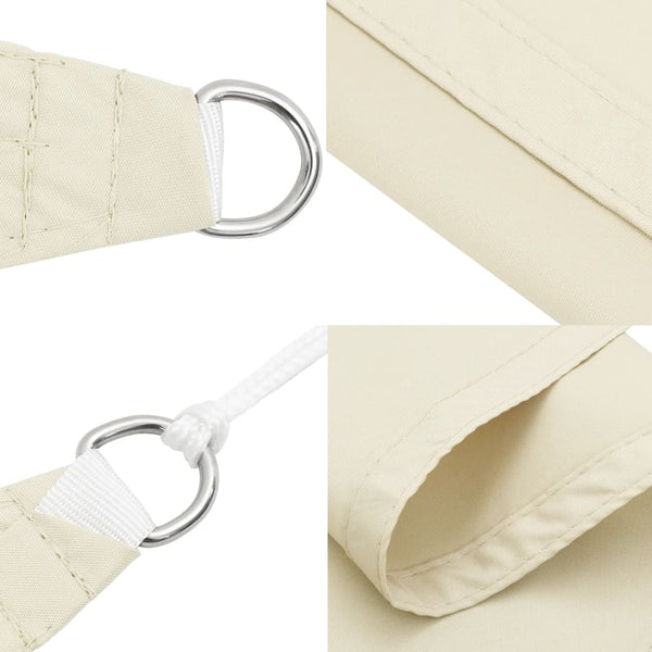 vidaXL Sun Shade Sail Oxford Fabric Rectangular 2x4.5 m Cream