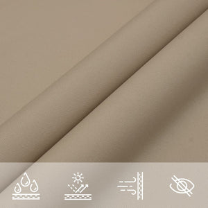 vidaXL Sun Shade Sail Oxford Fabric Square 2x2 m Taupe
