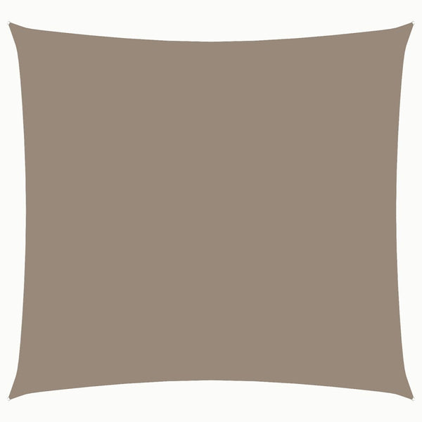 vidaXL Shade Sail Oxford Fabric Square 4x4 m Taupe