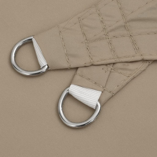 vidaXL Shade Sail Oxford Fabric Square 4x4 m Taupe