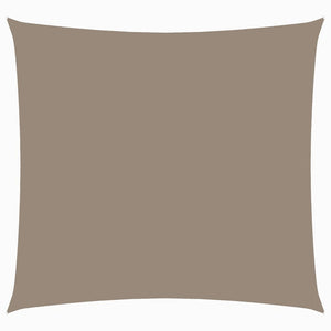 vidaXL Sun Shade Sail Oxford Fabric Square 4.5x4.5 m Taupe