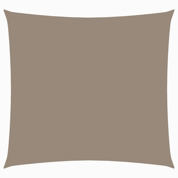 vidaXL Sun Shade Sail Oxford Fabric Square 4.5x4.5 m Taupe