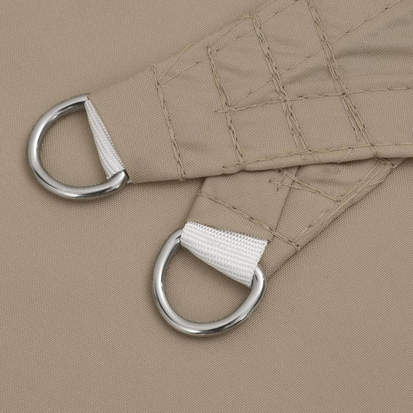 vidaXL Sun Shade Sail Oxford Fabric Square 4.5x4.5 m Taupe