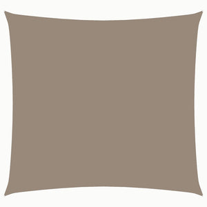 vidaXL Sun Shade Sail Oxford Fabric Square 7x7 m Taupe