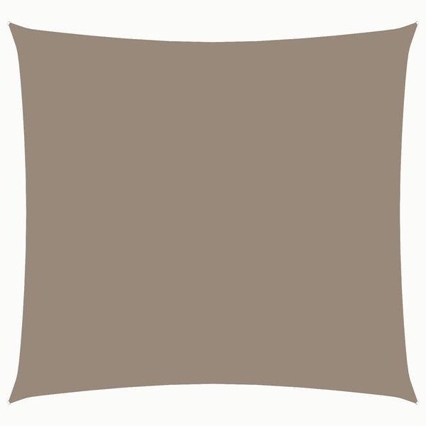 vidaXL Sun Shade Sail Oxford Fabric Square 7x7 m Taupe