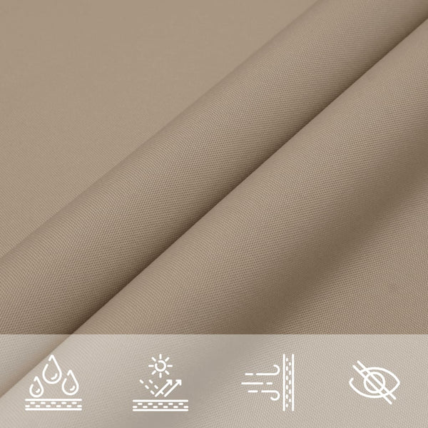 vidaXL Oxford Fabric Sun Awning Rectangular 2x3 m Taupe