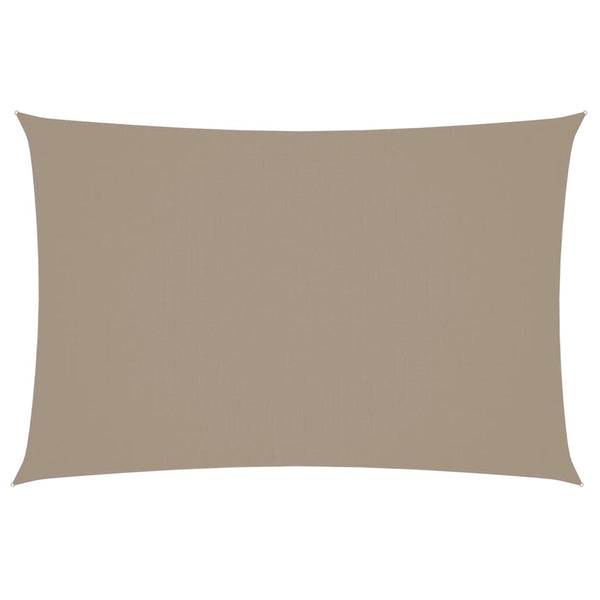 vidaXL Sun Shade Sail Oxford Fabric Rectangular 2x4 m Taupe