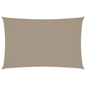vidaXL Sun Shade Sail Oxford Fabric Rectangular 2x4.5 m Taupe