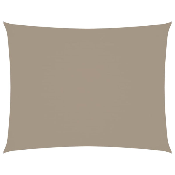 vidaXL Sun Shade Sail Oxford Fabric Rectangular 2.5x3.5 m Taupe