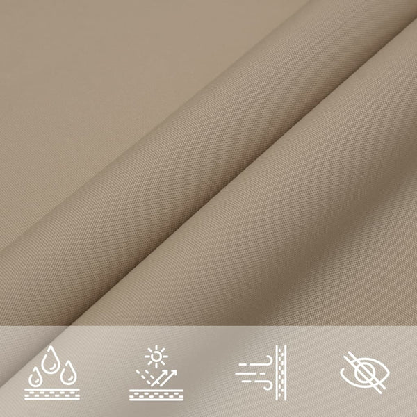 vidaXL Sun Shade Sail Oxford Fabric Rectangular 2.5x3.5 m Taupe