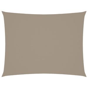 vidaXL Sun Shade Sail Oxford Fabric Rectangular 5x7 m Taupe