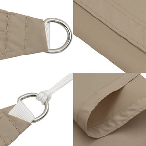 vidaXL Sun Shade Sail Oxford Fabric Rectangular 5x7 m Taupe