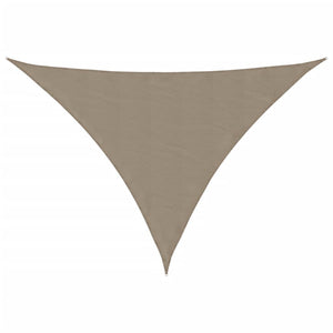 vidaXL Sun Sail Oxford Fabric Triangular 2.5x2.5x3.5 m Taupe